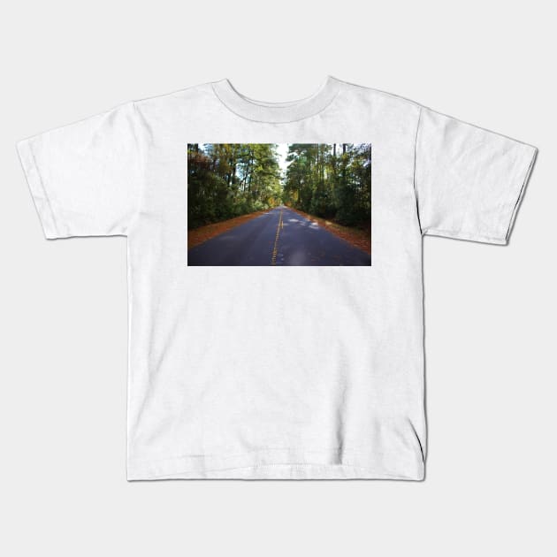 Rural Road Kids T-Shirt by Cynthia48